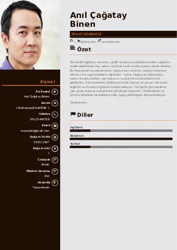 Ziraat Mühendisi Cv Örnekleri cv indir
